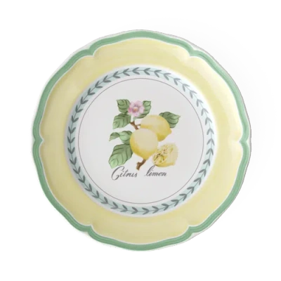 Villeroy & Boch French Garden Valence Lemon Salad Plate In White