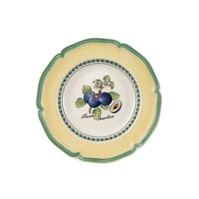 Villeroy & Boch French Garden Valence Rim Soup Plate In Green;yellow