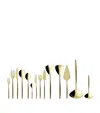 Villeroy & Boch Gold-plated Metrochic 113-piece Cutlery Set In White