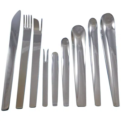 Pre-owned Villeroy & Boch Gourmet By  Stainless Steel Flatware Set Service 131 Pcs In Book In Gray