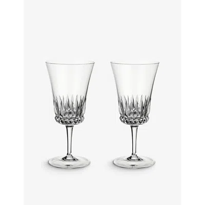 Villeroy & Boch Grand Royal Crystal-glass Water Goblets Set Of Two In Orange