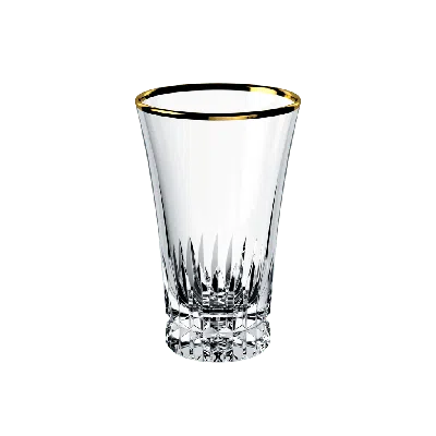 Villeroy & Boch Grand Royal Gold Highball / Tumbler Pair In Clear