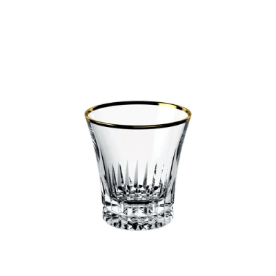 Villeroy & Boch Grand Royal Gold Old Fashioned Pair In Clear