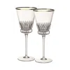 Villeroy & Boch Grand Royal Red Wine Glass, Set Of 2 In Clear/gold