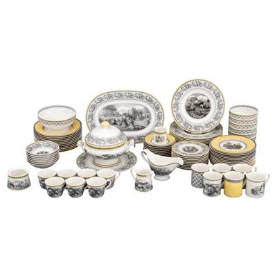 Pre-owned Villeroy & Boch House And Garden Collection Porcelain Assembled Partial Service In Beige