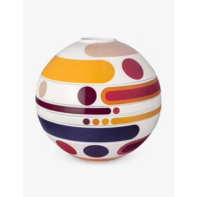 Villeroy & Boch Iconic La Boule Miami Stackable Seven-piece Porcelain Set In White