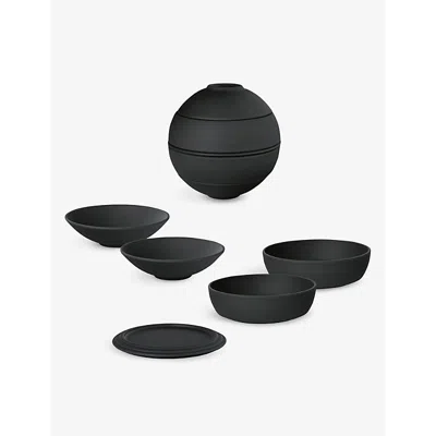 VILLEROY & BOCH ICONIC LA BOULE PETITE STACKABLE FIVE-PIECE PORCELAIN SET
