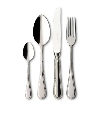 Villeroy & Boch Kreuzband Septfontaines 24-piece Cutlery Set In Silver