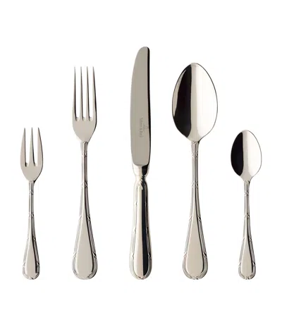 Villeroy & Boch Kreuzband Septfontaines 30-piece Cutlery Set In Metallic