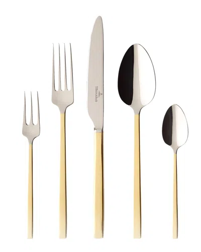 Villeroy & Boch La Classica Gold 5pc Place Sett In Metallic