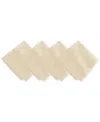 Villeroy & Boch La Classica Linen Napkin, Set Of 4 In Ivr,gld