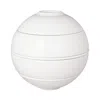 Villeroy & Boch La Petite White Boule 5 Piece Appetizer Set In White