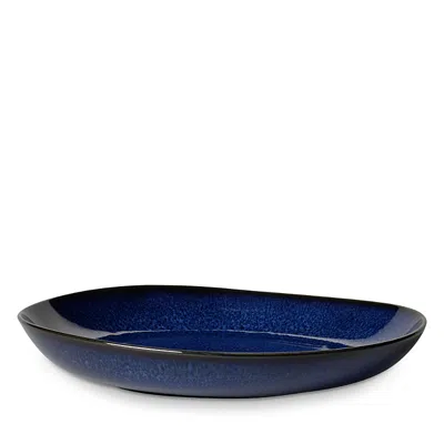 Villeroy & Boch Lave Bleu Flat Bowl In Blue