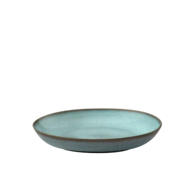 Villeroy & Boch Lave Glace Dinner Bowl In Blue