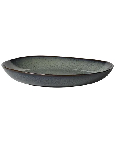 Villeroy & Boch Lave Gris Flat Bowl In Black