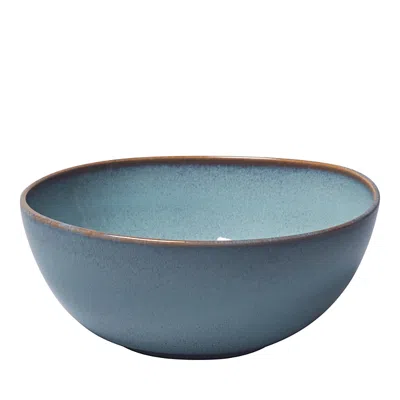 Villeroy & Boch Lave Gris Serving Bowl In Blue/green