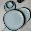 Villeroy & Boch Lave Gris Serving Platter In Blue/green