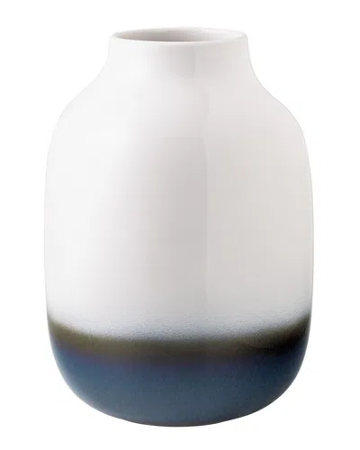 Villeroy & Boch Lave Large Drop Beige Vase In Multicolor