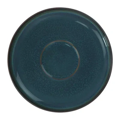 Villeroy & Boch Like. By  Crafted Denim Coffee Cup Saucer, Premium Porcelain, Scandinavian Style, 6 I In Blue
