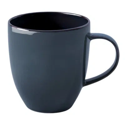 Villeroy & Boch Like. By  Crafted Denim Mug With Handle, 12 Oz, Premium Porcelain, Blue