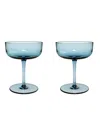 Villeroy & Boch Like Champagne, Set Of 2 In Ice Blue