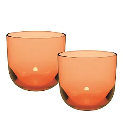 VILLEROY & BOCH LIKE DOUBLE OLD-FASHIONED/TUMBLER, SET OF 2