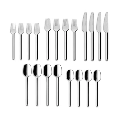 Villeroy & Boch Like Flatware 20 Piece Flatware Set In Silver