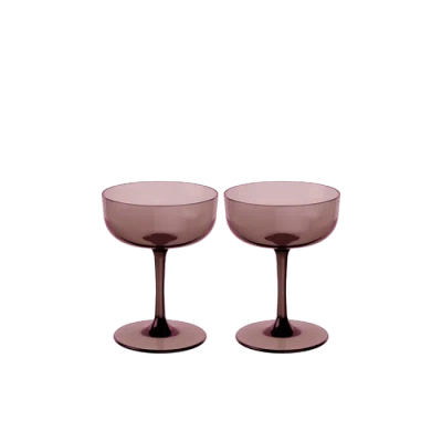 Villeroy & Boch Like Grape Champagne / Dessert Bowl Pair In Purple