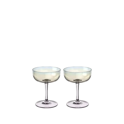 Villeroy & Boch Like Pearl Champagne / Dessert Bowl Pair In Transparent