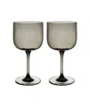 Villeroy & Boch Like Wine Glasses, Set Of 2 In Gray