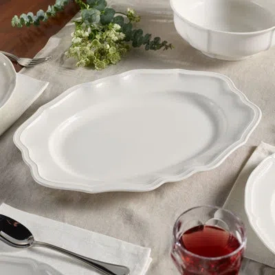Villeroy & Boch Manoir Oval Platter In White