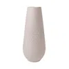 Villeroy & Boch Manufacture Collier Carre Vase, Tall In Neutral