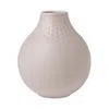 Villeroy & Boch Manufacture Collier Perle Vase, Small In Neutral