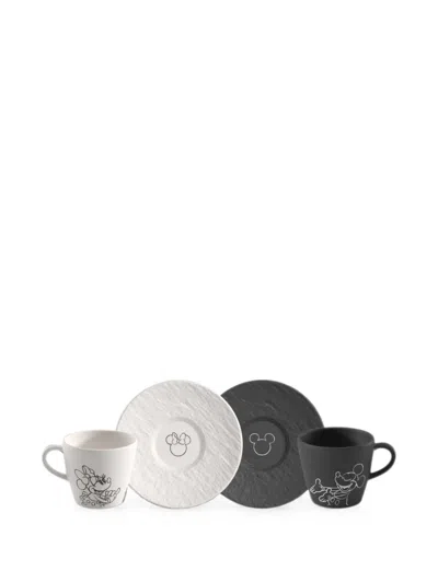 Villeroy & Boch Manufacture Mickey Mouse Coffee Cup And Saucer Set In Multi