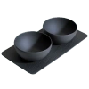 Villeroy & Boch Manufacture Rock 3pc Condiment Set In Black
