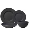 Villeroy & Boch Manufacture Rock 4 Piece Place Setting