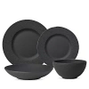 Villeroy & Boch Manufacture Rock 4 Piece Place Setting In Black