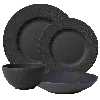 Villeroy & Boch Manufacture Rock 4 Piece Place Set In Black