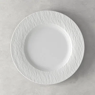 Villeroy & Boch Manufacture Rock Blanc 10.75" Dinner Plate In White