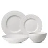 Villeroy & Boch Manufacture Rock Blanc 4 Piece Place Setting In White