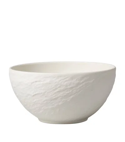 Villeroy & Boch Manufacture Rock Blanc Bowl In White