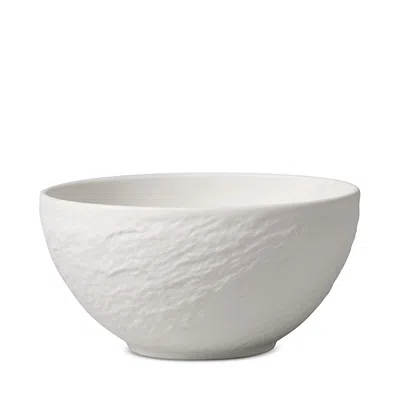Villeroy & Boch Manufacture Rock Blanc Dip Bowl In White