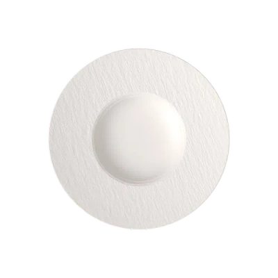 Villeroy & Boch Manufacture Rock Blanc Pasta Plate In White