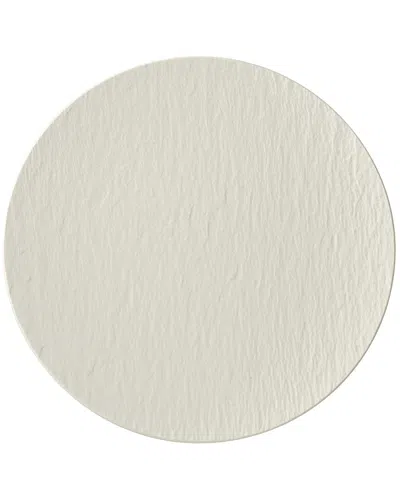 Villeroy & Boch Manufacture Rock Blanc Pizza/buffet Plate In White