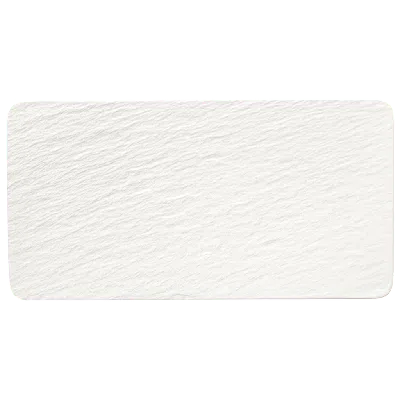 Villeroy & Boch Manufacture Rock Blanc Rectangular Serving Plate In White