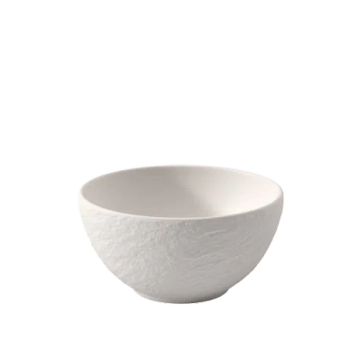 Villeroy & Boch Manufacture Rock Blanc Rice Bowl In White