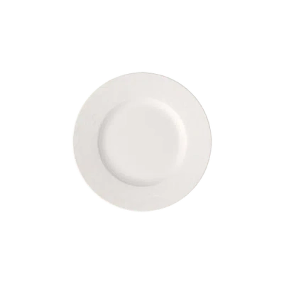 Villeroy & Boch Manufacture Rock Blanc Salad Plate In White