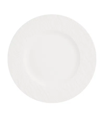Villeroy & Boch Manufacture Rock Blanc Salad Plate In White