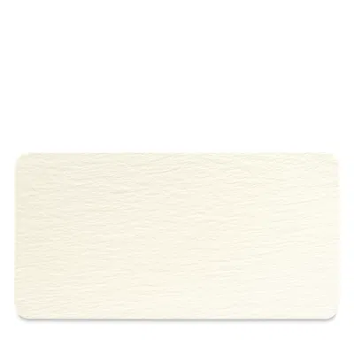 Villeroy & Boch Manufacture Rock Blanc Serving Dish In White