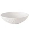 Villeroy & Boch Manufacture Rock Blanc Shallow Dipping Bowl In White